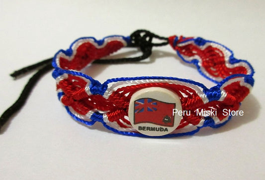 50 Bermuda Flag Friendship Bracelets