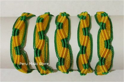 Friendship Bracelets, Brazil flag colors