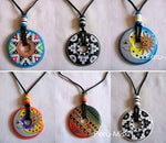 100 Ceramic Necklaces - Donuts - Handpainted