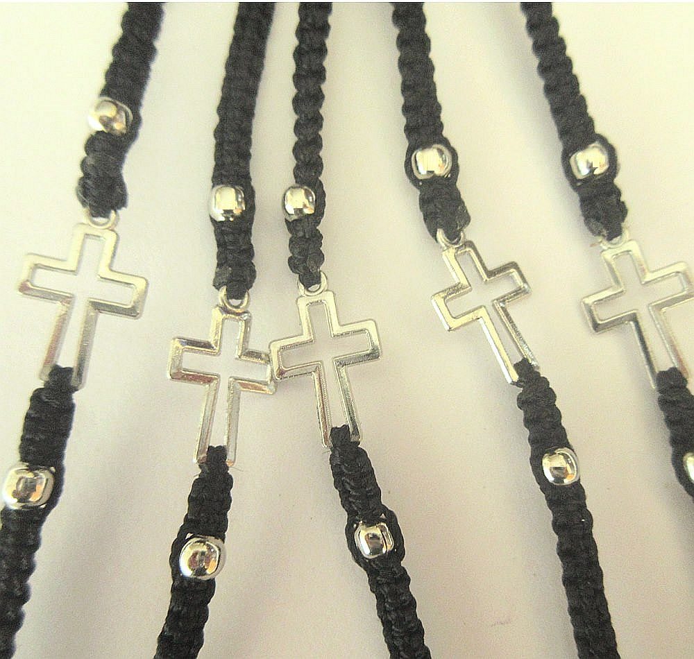Friendship Bracelets with Cross charm