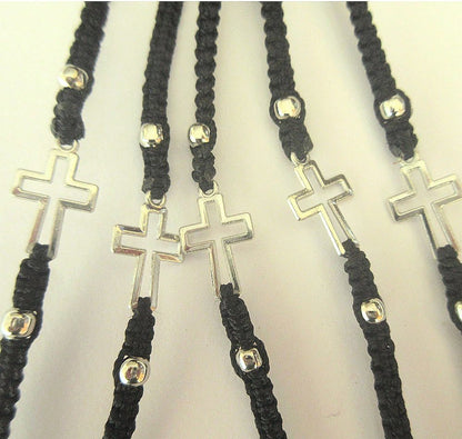Friendship Bracelets with Cross charm