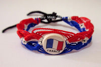 50 France Flag Friendship Bracelets