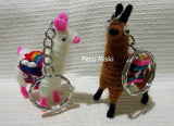 Keyrings, Llamas, handmade, from Peru