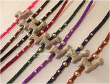 Friendship Bracelets with Llama ceramics