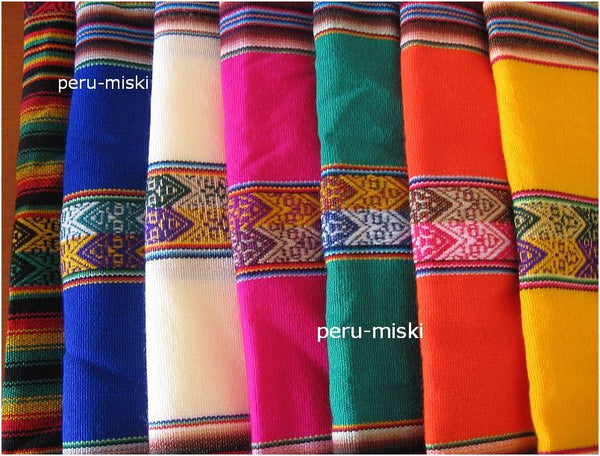 Inca Mantas, acrylic fabric