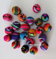 Inka Manta Textile Beads, Peruvian manto