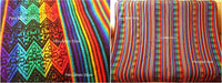 8 Inca Mantas, acrylic fabric