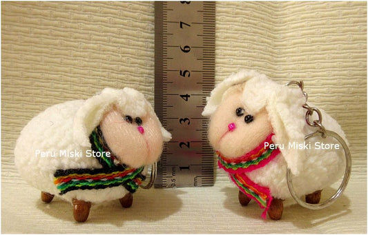 Keyrings, keychains, charms, Sheep