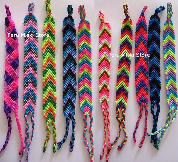 50 Friendship Bracelets - Palm Tree - Assorted colors