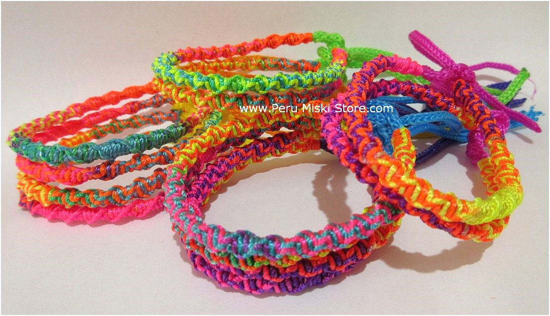 Friendship Bracelets Spiral Muticolor